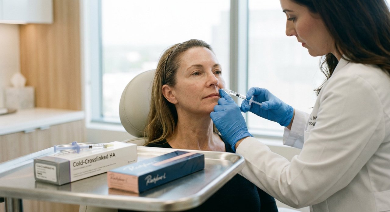 Cold-Crosslinked HA Held Nasolabial Correction Better Than Restylane-L at 6 and 12 Months